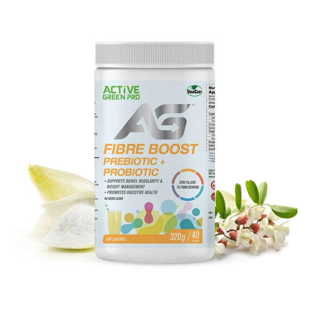 Active Green Pro® - Fibre Boost Prebiotic + Probiotic - Digestive Health - Immune Support - 320g