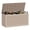 Light Brown, variant on 105 Gallon Large Resin Deck Box, Lockable Indoor & Outdoor Storage Container for Patio Cushions, Garden Tools & Outdoor Supplies, Sturdy Storage Cabinet