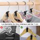 thumbnail image 3 of (Black)100 Pieces Hanger Connection Hook, Mini Cascading Hangers Organizer for Wardrobe Great for saving space in your dressing room, 3 of 5