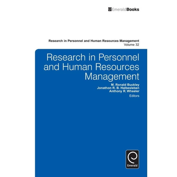 Research in Personnel and Human Resource Research in Personnel and Human Resources Management, Book 32, (Hardcover)