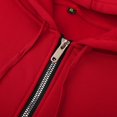 thumbnail image 4 of Conairie Long Sleeve Sweatshirt For Men Zip Up Hoodies Hop Goth Print Street Fashion Unisex Drawstring Sweat Jacket Tops Clothes With Pocket Red XXXL, 4 of 6