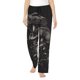 thumbnail image 1 of Fotbe Monochrome Mushroom Artwork Pantalones de Pijama para Mujer, Pantalones de Dormir, Pantalones Pj con Cordón y Bolsillos-Large, 1 of 6
