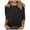 Black, variant on Miqool Women's Sequin Tops 3/4 Sleeve Crewneck Glitter Tunic Tops Sparkly Club Party Blouses Elegant Dressy Tops