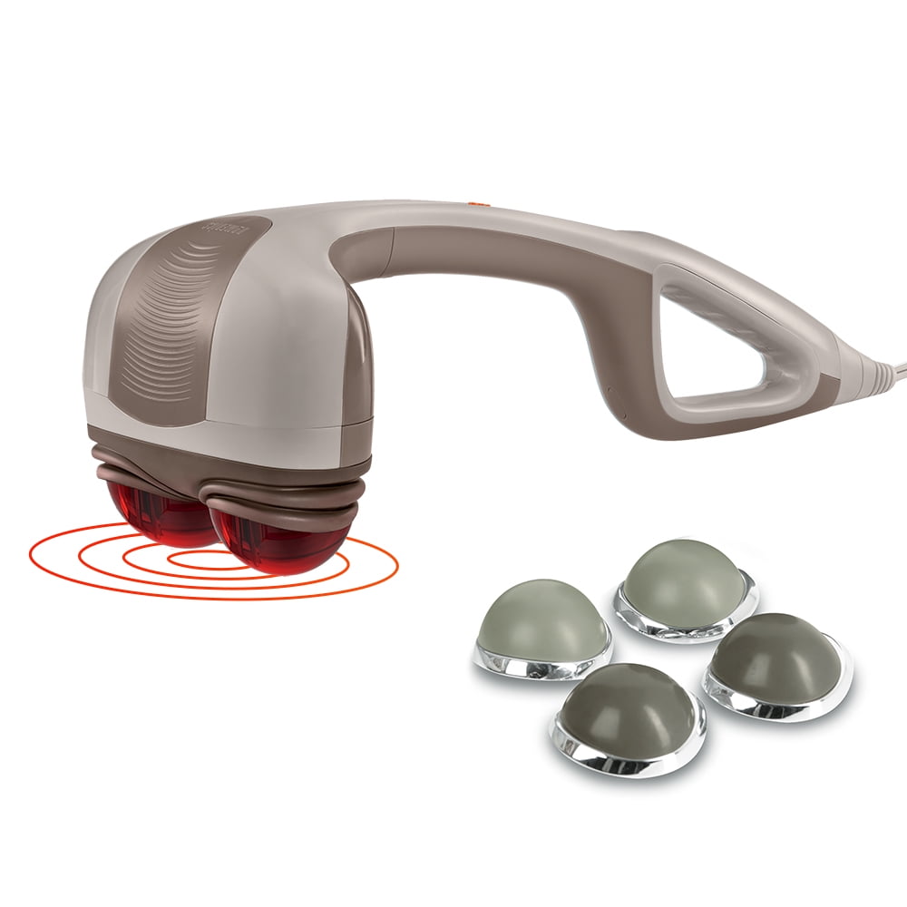 HoMedics Action Massager with and Dual Pivoting Heads -