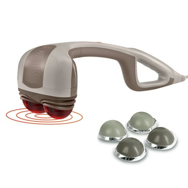 HoMedics Percussion Action Massager with Heat and Dual Pivoting  Heads