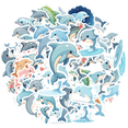 thumbnail image 2 of Cartoon Dolphin Stickers, Waterproof Dolphin Sticker for Water Bottle Laptop Phone Cases Planner Skateboard Luggage Helmet Party Favor Decor, Ideal for Adults Teens Teacher Rewards, 2 of 9