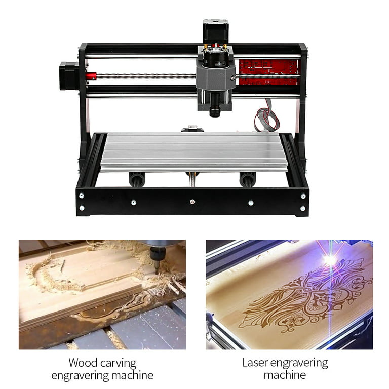 【US】CNC 3018 Router Laser Machine PWM Spindle Wood PCB Milling Engraving  Cutting