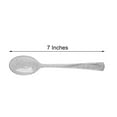 thumbnail image 3 of Efavormart 25 Pack | 7" Clear Silver Glitter Classic Heavy Duty Plastic Spoons, Disposable Utensils, 3 of 8