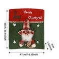 thumbnail image 3 of Christmas Table And Chair Set Cartoons Santa Claus Snowman Figurine Chair Set Home Decoration, 3 of 3
