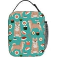 thumbnail image 3 of Lunch Bag Shiba Inu And Sushi Lunch Bag For Men Women, College Reusable Fashion Lunch Bag For Shopping, Office, Gym, 3 of 6