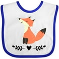 thumbnail image 3 of Inktastic Fox for Girls Woodland Animal Girls Baby Bib, 3 of 4