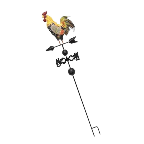 Weather Vane, Wind Vane Weathervane Iron Structure - Colorful Wind Direction For Garden Patio Yard Decor 120cm/ 47inch