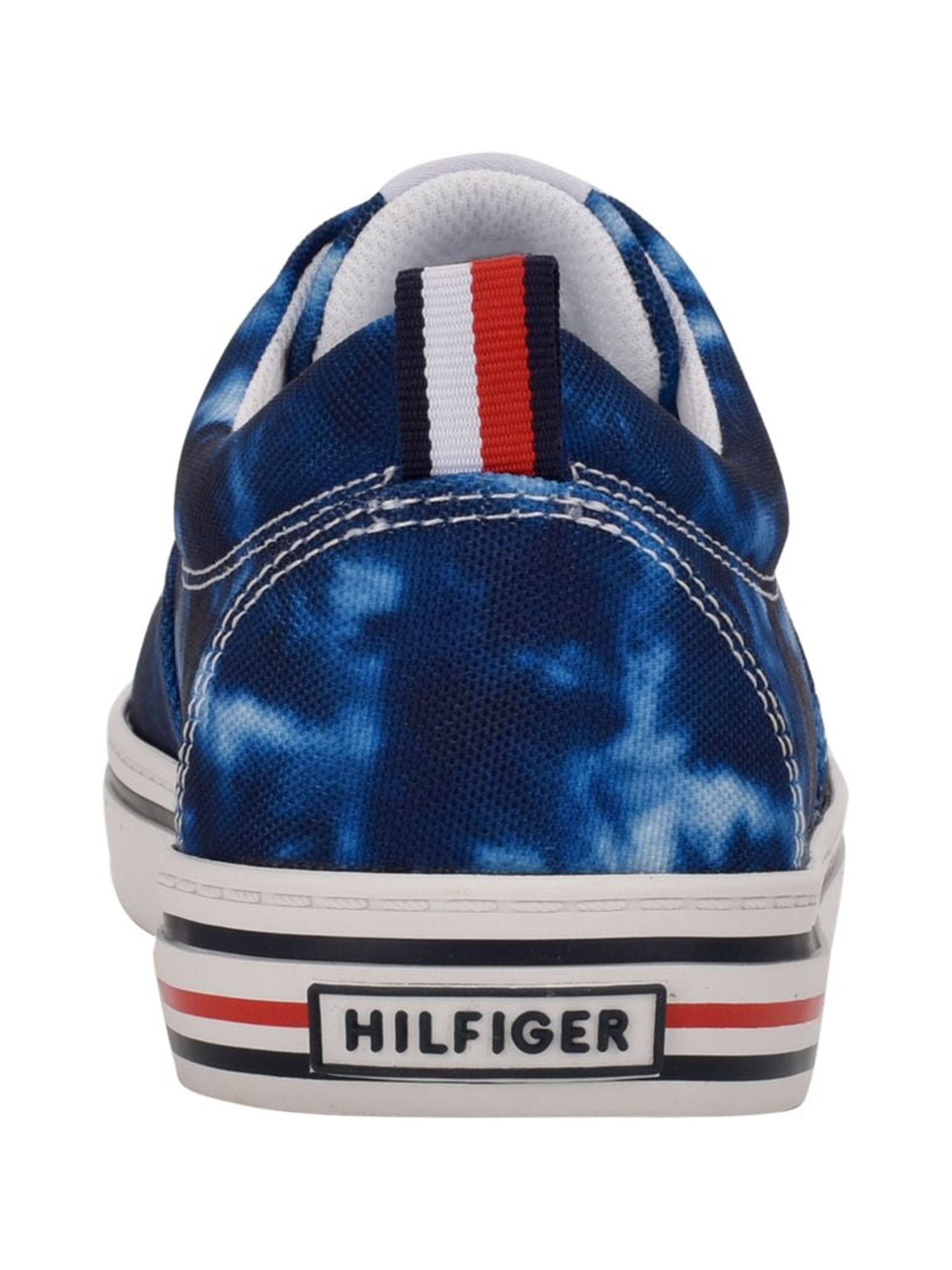 TOMMY HILFIGER Mens Blue Tie Dye Cushioned Comfort Remmo 