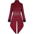 thumbnail image 5 of Chaqueta vintage steampunk para hombre, estilo gótico victoriano, disfraz de Halloween, 5 of 5