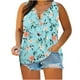 thumbnail image 1 of Blusa de chaleco sin mangas con cuello en V y estampado de tallas grandes suelta informal con estilo para mujer OAVQHLG3B Store lin121212, 1 of 5