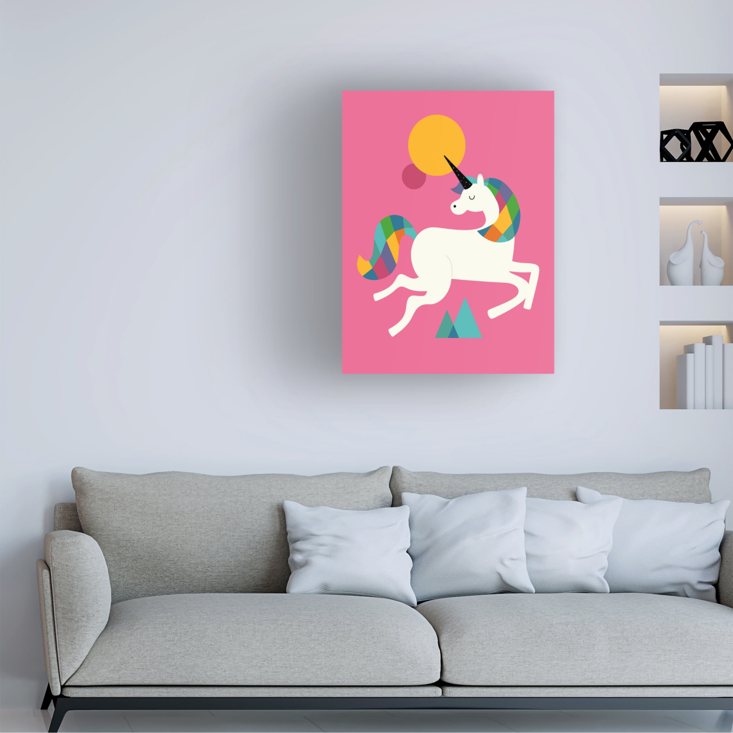 Andy Westface 'To Be A Unicorn' Canvas Art