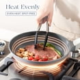 thumbnail image 6 of PRICUSIS Ceramic Nonstick 21 PCS Cookware Set, Frying Pan & Sauce Pan & Stockpot, Blueberry Gray, 6 of 16