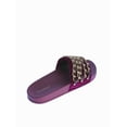 thumbnail image 3 of Bamboo Cozy-03 Velvet Slide Sandal in Purple, 3 of 4