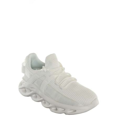 

Chunky Elastic Mesh Sneaker - Unisex Sculpted Outsole Shoes