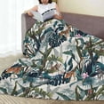 thumbnail image 6 of Rateoe Hawaiian Style Print Fuzzy Fleece Throw Blanket Extra Large,Super Soft,Fluffy and Warm Blankets for Couch,Bed,All Season Use (60"x50"), 6 of 8