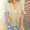 Beige, variant on Drovellove Plus Size Women's V Neck Knit Cardigan with Button Front and Hollow Details - Casual Long Sleeve Open Front Sweater for Spring and Summer