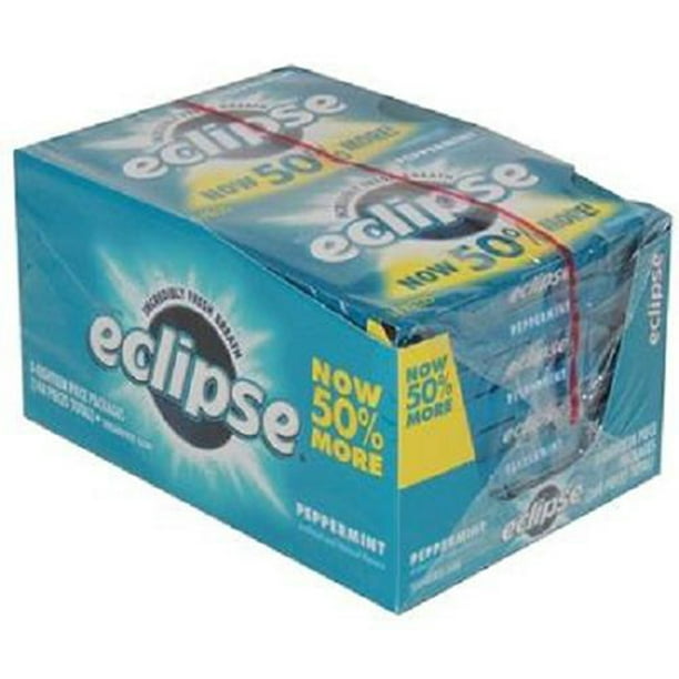 Eclipse Sugarfree Gum Peppermint 18 Pcs Each ( 8 In A Pack )