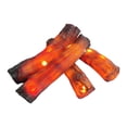 thumbnail image 1 of Siruishop 4 Pieces Flameless Fireplace Log Light Christmas Camping Simulation Firewood 39 cm, 1 of 8