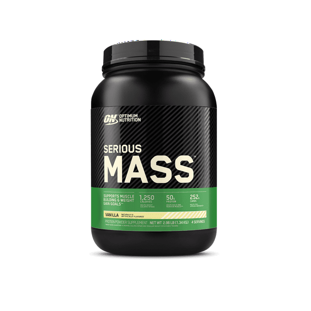 Optimum Nutrition, Serious Mass Weight Gainer Protein, Vanilla 2.95 LB