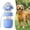 Blue, variant on Small 2 in 1 Portable Dog Water Bottle, 10x16cm Leak Proof Pet Water Dispenser with Integrated Cup for Outdoor Walking Hiking, 1 Bottle