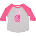 thumbnail image 3 of Inktastic Ballet Shoes, Ballet Slippers, Ballet Dance, Pink Girls Toddler T-Shirt, 3 of 5