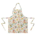 thumbnail image 2 of Fairy Princess Rainbow Pattern Apron-Garden Aprons for Women with Pockets-Cotton Linen Waterproof Kitchen Cooking Gardening Aprons Adjustable for Kitchen,Cooking,BBQ and Salon 33x27 Inch, 2 of 7