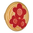 thumbnail image 1 of Acorn PR4YP Lg Rd Jaune avec 3 Fleurs Orange, 1 of 1