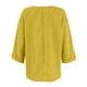 thumbnail image 5 of Ailaofu Women's V Neck Summer Tops Casual Henley Button Down T Shirts, 5 of 5