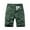 Army Green, variant on MIUOWANP Men's Casual Cargo Shorts with Multi Pockets Solid Color Outdoor Sport Drawstring Sports Shorts Size L(6)Black