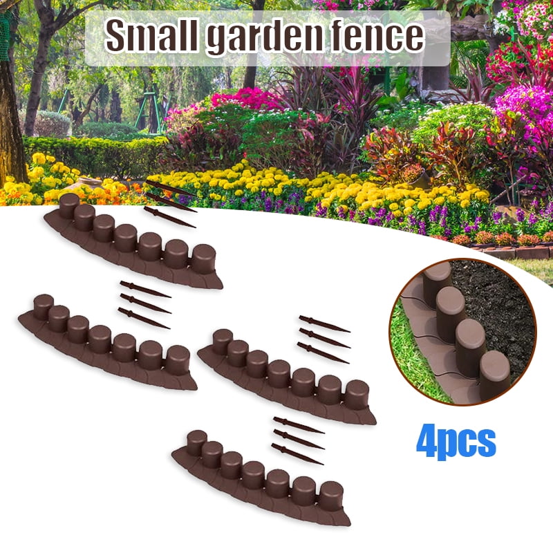 Lawn Edging Fence Flexible Garden Edging Border for Grass Lawns