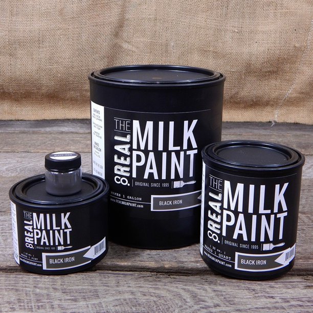 Real Milk Paint, Black Iron, Gallon (128oz)
