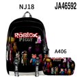 thumbnail image 1 of Mochila escolar Roblox ROBLOX con estampado 3D de mundo Virtual para niñas, Bolsa Escolar de dibujos animados de Anime, estuche para lápices, Juego de 2 uds., 1 of 4