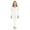 White, variant on WOYY Big Girls Leotard Solid Long Sleeve Full Jumpsuit Stretchy Tight Romper, Sizes 7-9