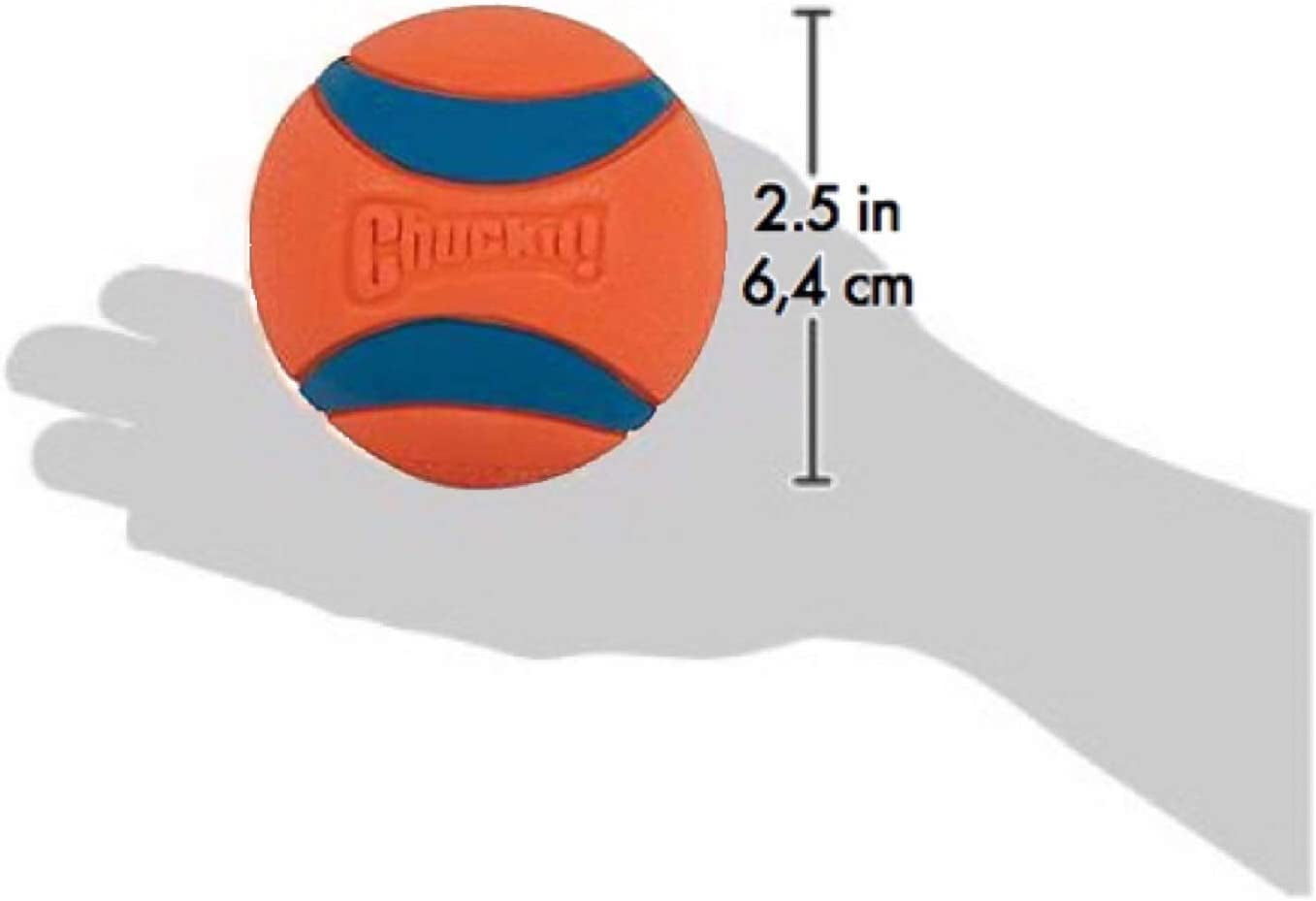 Chuckit! Dog Fetch Toy ULTRA BALL Durable Rubber Fits Launcher MEDIUM 4 Balls