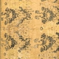 thumbnail image 1 of Ahgly Company Indoor Square Abstract Brown Modern Area Rugs, 7' Square, 1 of 4
