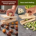thumbnail image 4 of Wooden Chestnuts Opener, Chestnut Cutter Tool, Handheld Nut Crackers Tool, Kitchen Chestnut Shell Remover, Easy Nut Opener Tools, Multifunctional Open Clip Manual Peeling, 4 of 9