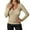Beige, variant on EDFBUYKRS Womens Button Down Shirt V Neck Long Sleeve Button Down Blouses Tops Casual Long Sleeve Collared Oversized Blouses Tops Ladies Tops and Blouses Xl