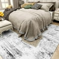 thumbnail image 3 of Modern Abstract Area Rug Carpet X Rugs for Living RoomMachine Washable Rugs for Bedroom Dining Living Room Rug Grey MultiColor, 3 of 7