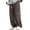 Dark Gray, variant on Cargo Pants for Men, Oversized Straight Leg Mid Rise Drawstring Closure Pants, Non‑Stretch Woven 100% Polyester Multi Pocket Utility Transitional Season Outdoor Casual Trousers
