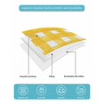 thumbnail image 5 of Quilts Twin XL Size, Yellow Plaid Soft Comforter Bedding Set for Bed, Watercolor Grid Checker Gingham Farmhouse Lightweight Quilted Bedspread with Pillow Cover(2 Pieces) for All Season, 68x98 Inch, 5 of 6