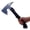 Gray, variant on 14.5 inch Plastic Hatchet Axe Model, Realistic Survival Hatchet Prop for Leon Cosplay, Halloween, Game Collection, Display & Training, Safe Blunt Edge Design (Grey)