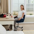 thumbnail image 2 of Homy Casa Commercial Reception Chairs for Office Use, Blue Fabric, 2 of 11