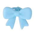 thumbnail image 3 of 2pcs Silicone Bow Headphone Accessory, Cute Earphone Decor Clip Attachment, Coquettish Headphone Bow Decoration, Universal Earphone Accessory Set, Stylish Headphone Decor Piece, 2.3*1.1in, Blue, 3 of 5