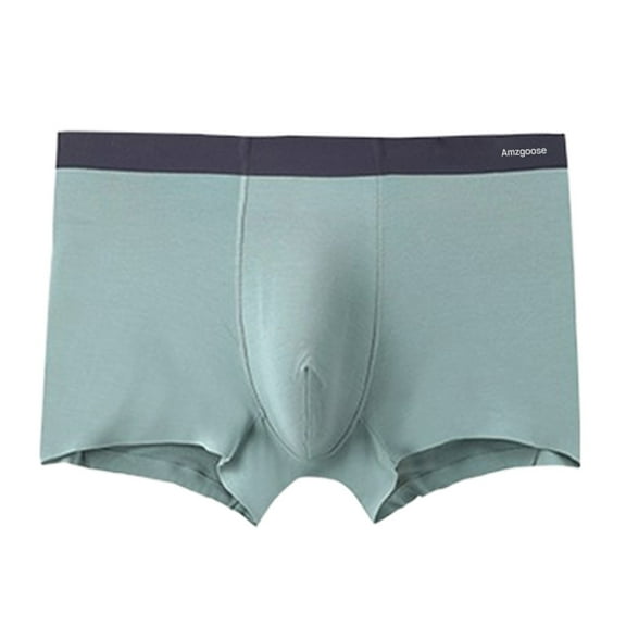 Amzgoose Underwear, Men's Boxer Briefs, Soft and Breathable Cotton Underwear, 3 pack