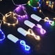thumbnail image 2 of Cadena de luces LED de 5 m, resistente al agua, con alambre de cobre, funciona con pilas, para decoración de bodas, fiestas y Navidad, 2 of 6
